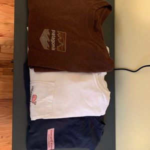 Patagonia and Vineyard Vines T Shirt Bundle